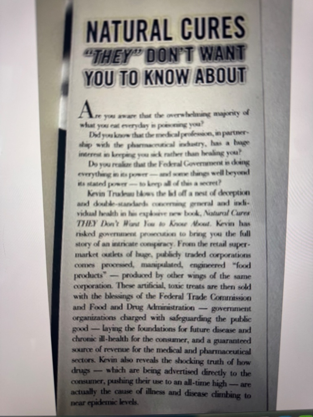 Natural Cures "They" Don't Want You To Know About - Picture 2 of 7